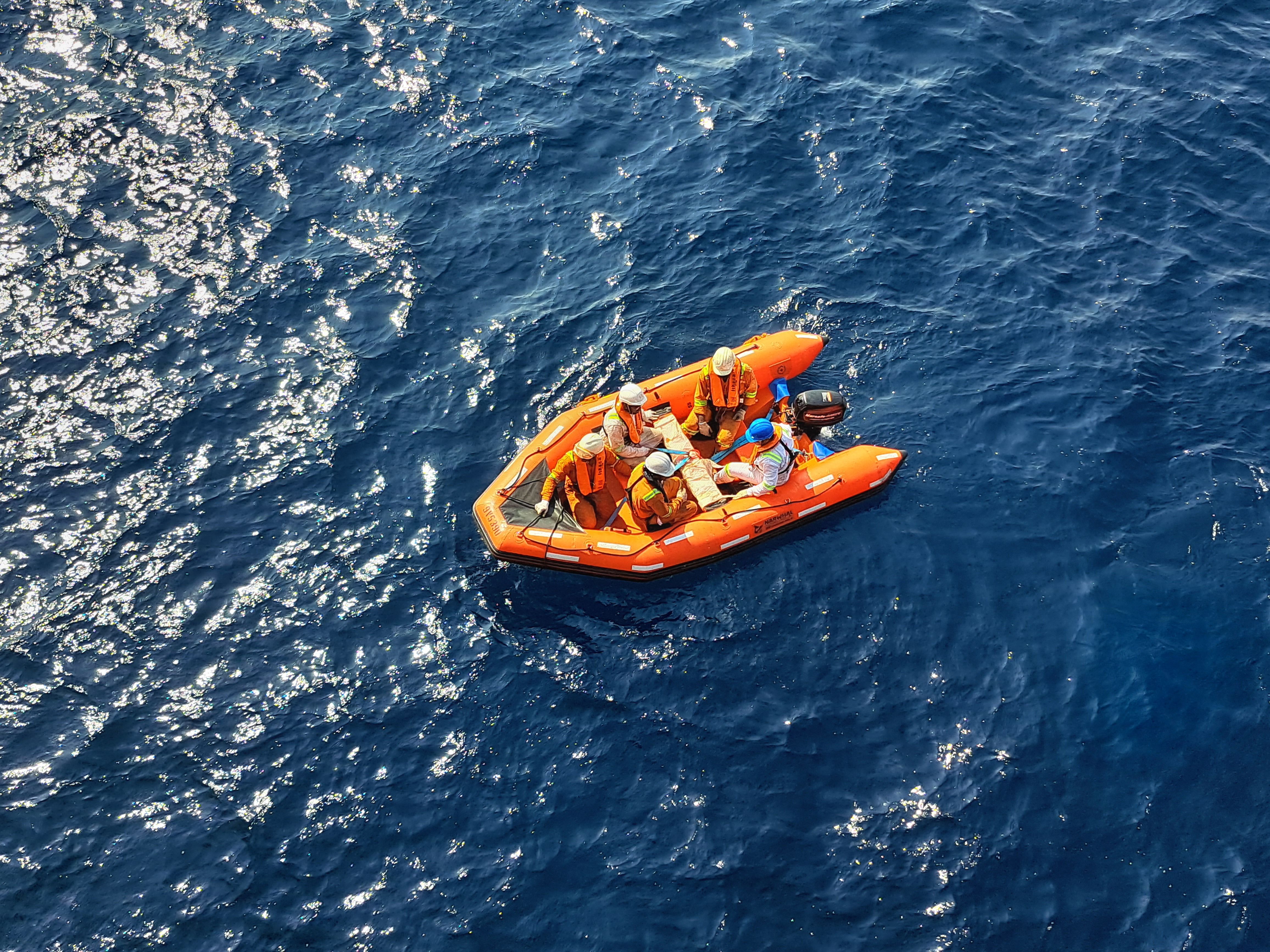 Lifeboat on the water